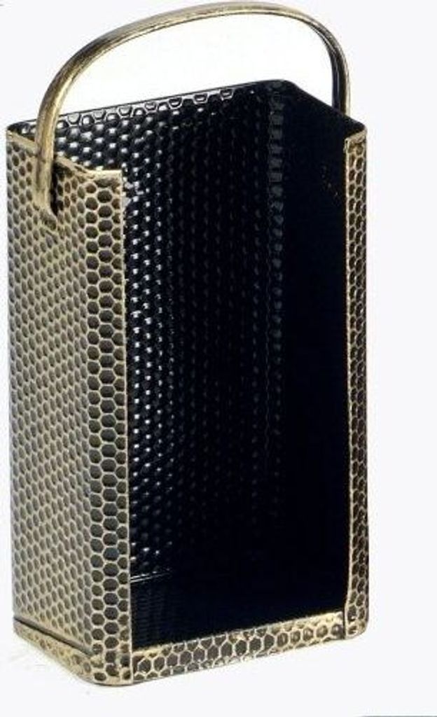 FireFix Briketttrage 20 x 14 x 32 cm, messing
