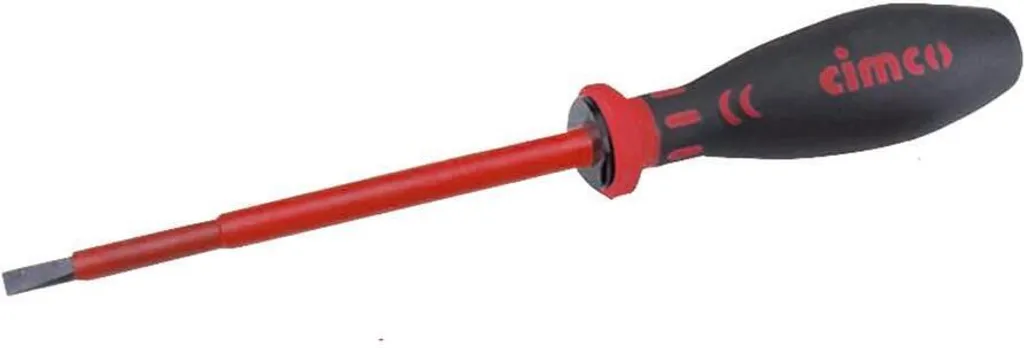 Tournevis fente CIMCO 117708 pour travaux de maintenance et électricité