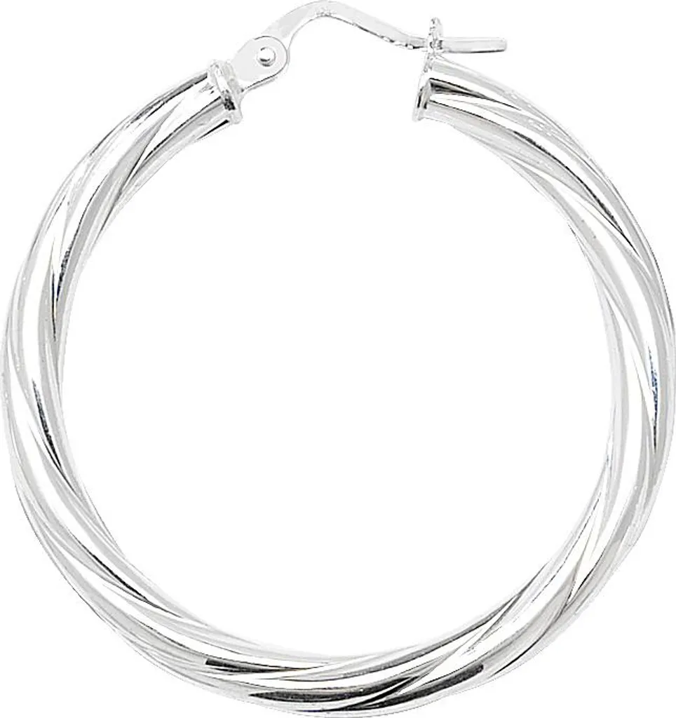 Boucles d'Oreilles Argent 925 Anti-Irritation 25mm TRS11518MM25