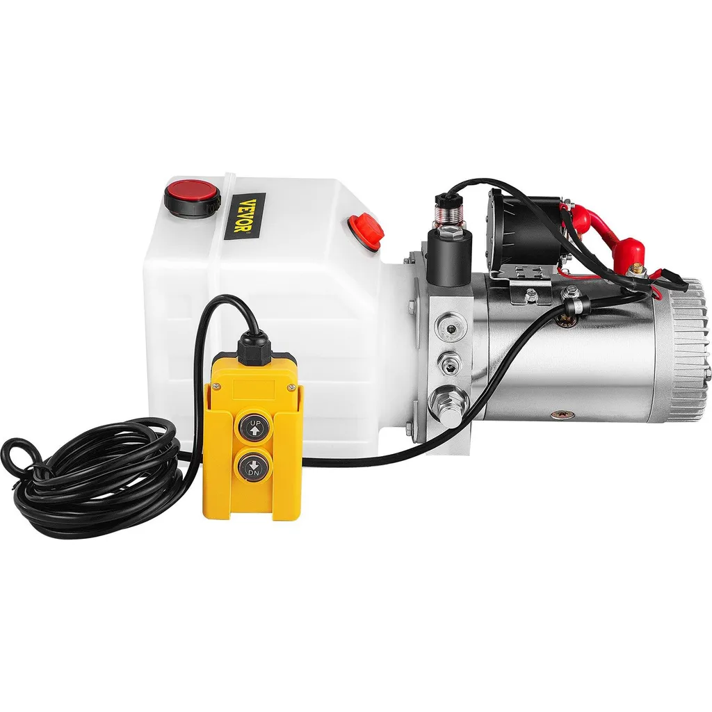 Pompe de Levage Hydraulique 4 Quart en Acier avec Commande à Distance - 8