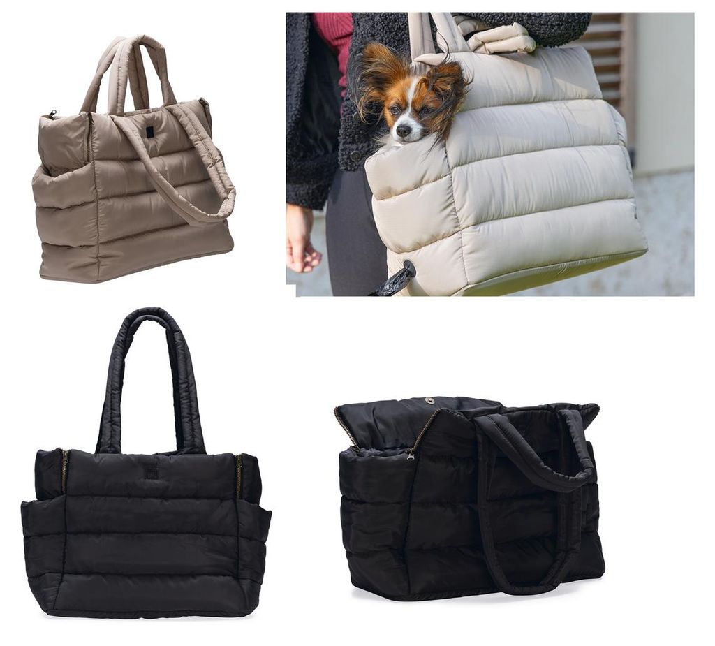 Designed by Lotte Tico Hundetragetasche, Farbe:beige Produktbild 