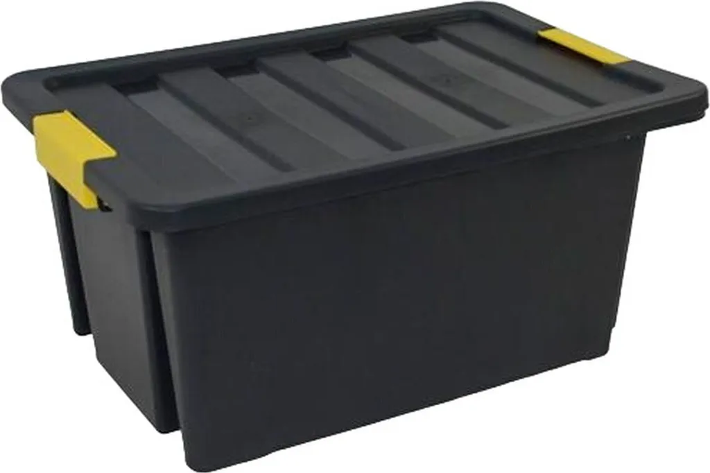 Scatola Archivio 2000 55 Litri Nera | Organizzazione Professionale 63cm