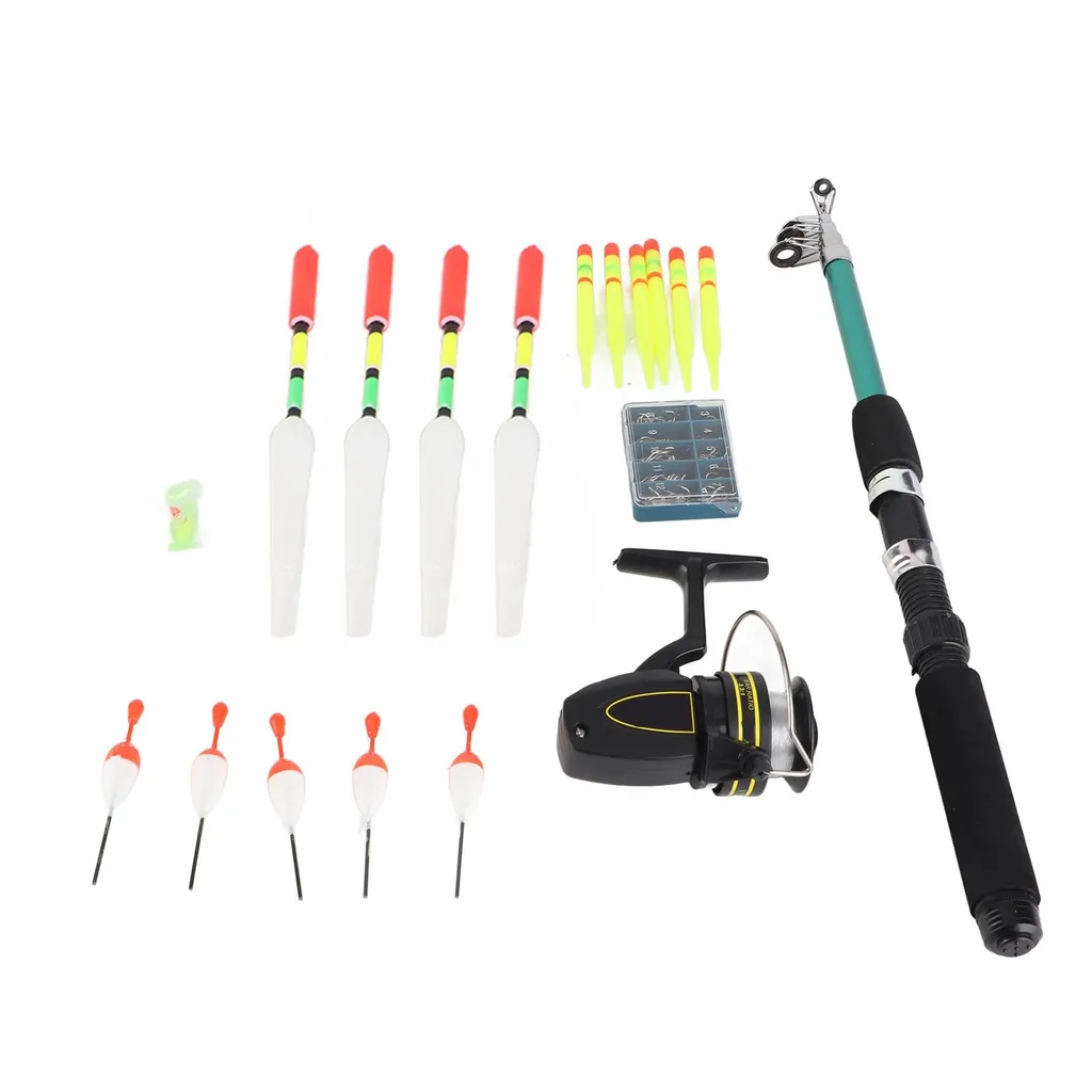 Kit de pêche tout-en-un avec boîte de stockage pour éviter les pertes
