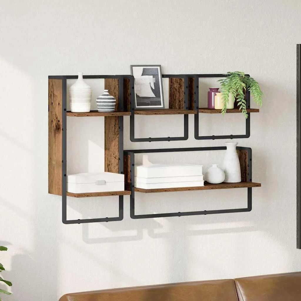 Maison Exclusive Mensole Parete 4pz Legno Antico - Recensione e Vendita