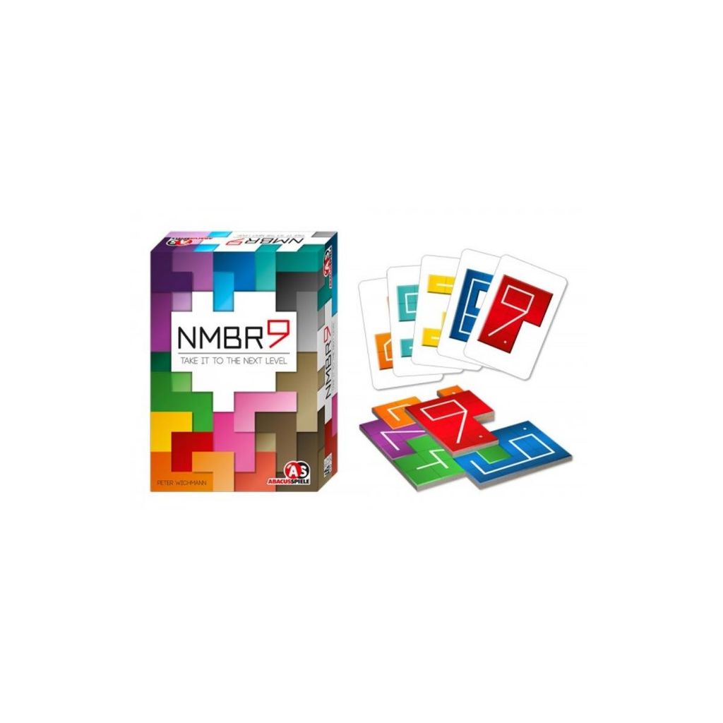 Abacus Spiele NMBR 9 - Gioco Da Tavolo Di Posizionamento Piastrine Numeriche, Sfida Per Tutta La Famiglia