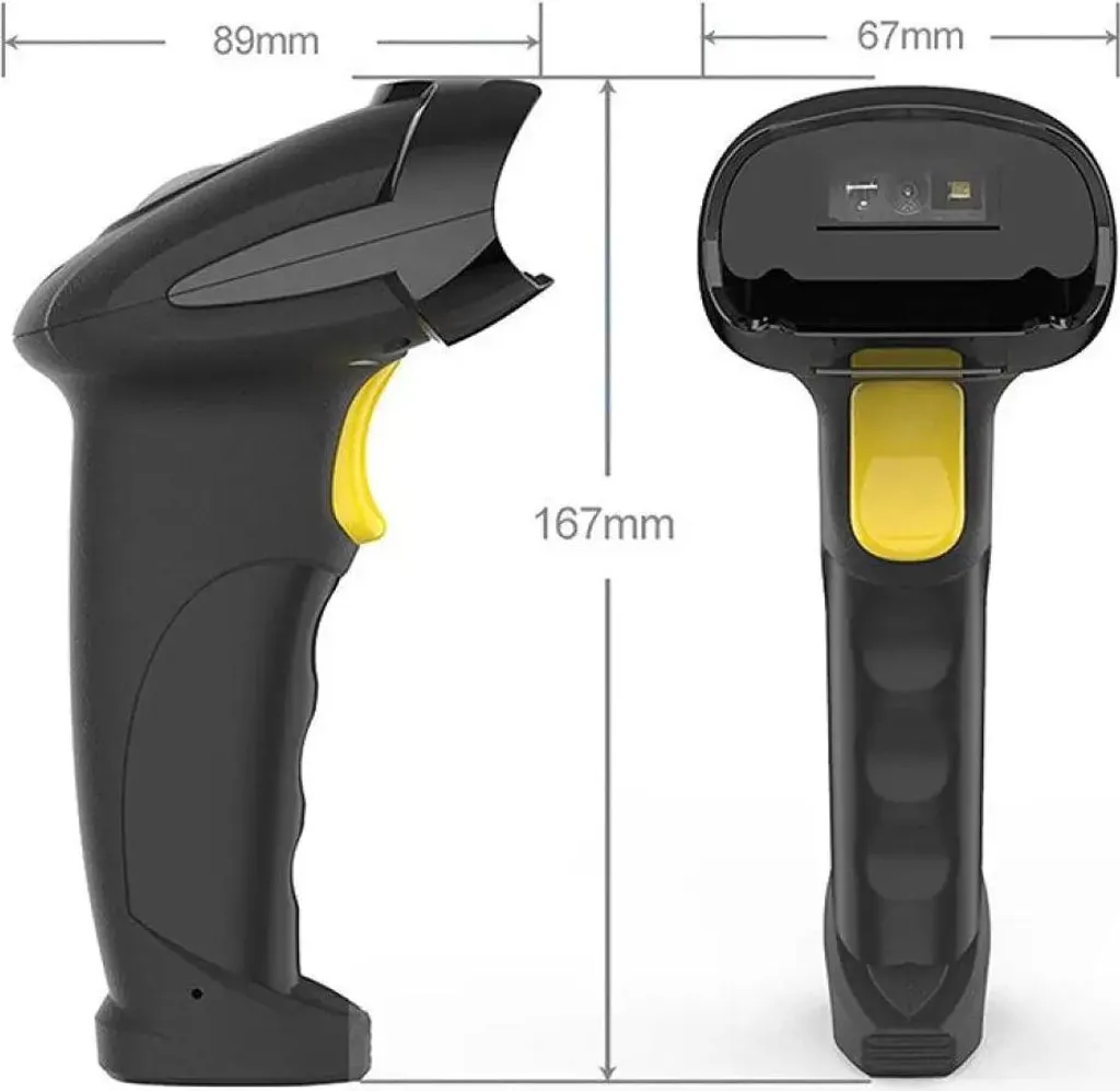 Scanner de codes-barres 2D sans fil Qoltec avec technologie 2.4 GHz - 9