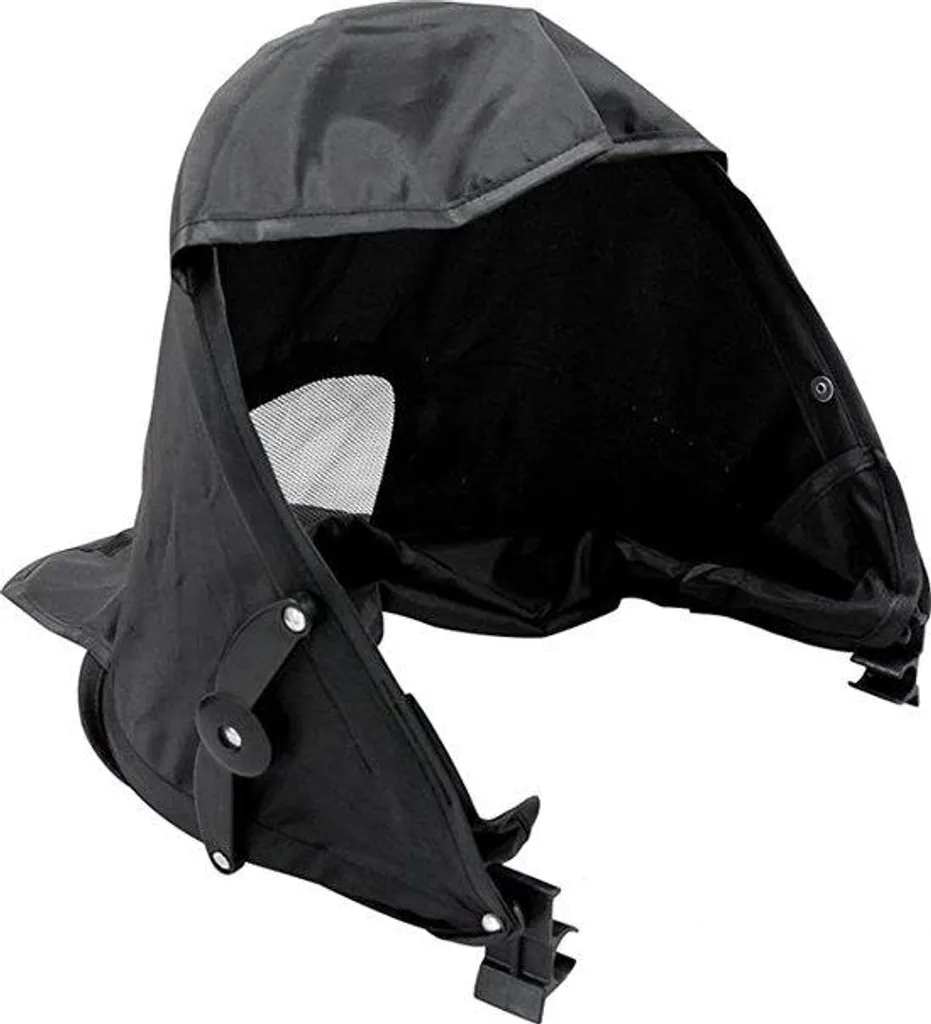 Parasol pour poussette noir pour sorties ensoleillées et balades été