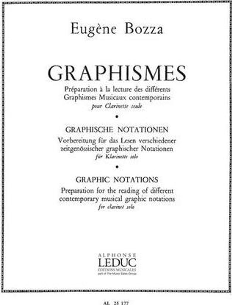 Graphismes Pour Clarinette Seulev