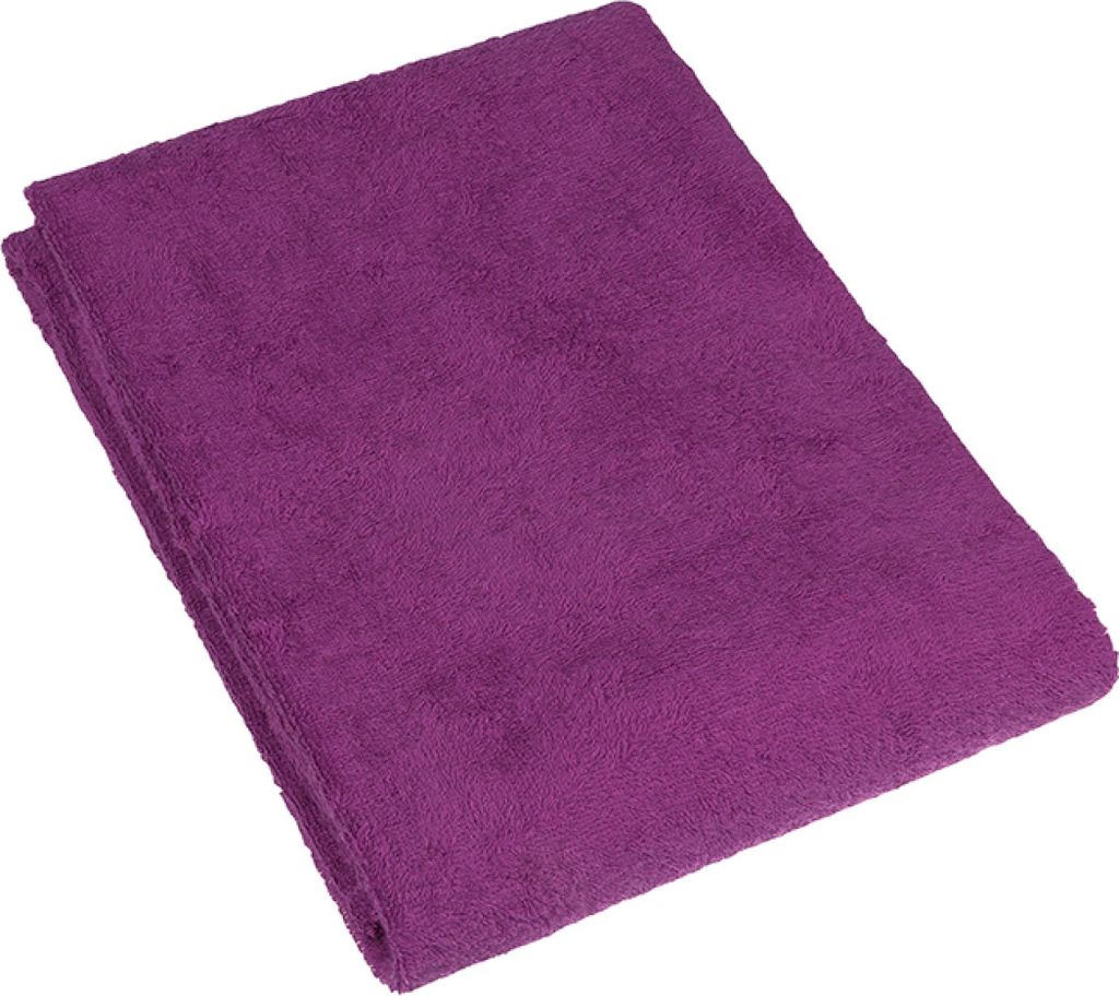 Frottee-Strandtuch - 100x150 cm - Lila