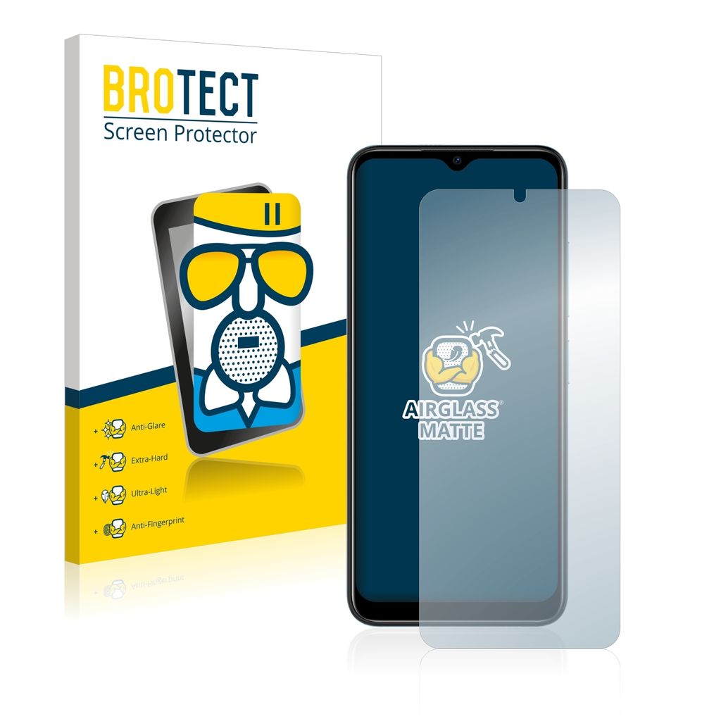 BROTECT Entspiegelungs Schutzglas für Doogee X98 Pro Schutzfolie Panzer Folie Glas Display Schutz matt