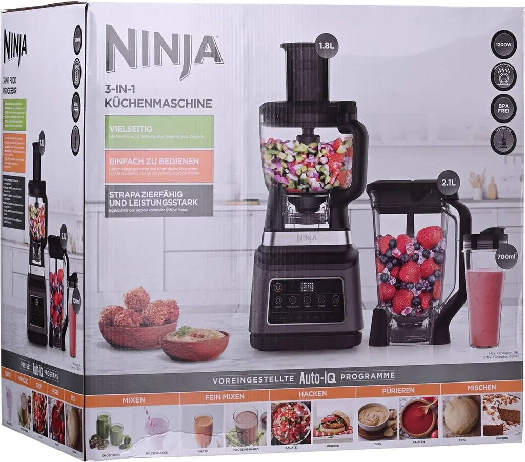 Fini l'encombrement avec le Robot Ninja BN800EU 3-en-1 Compact et Puissant
