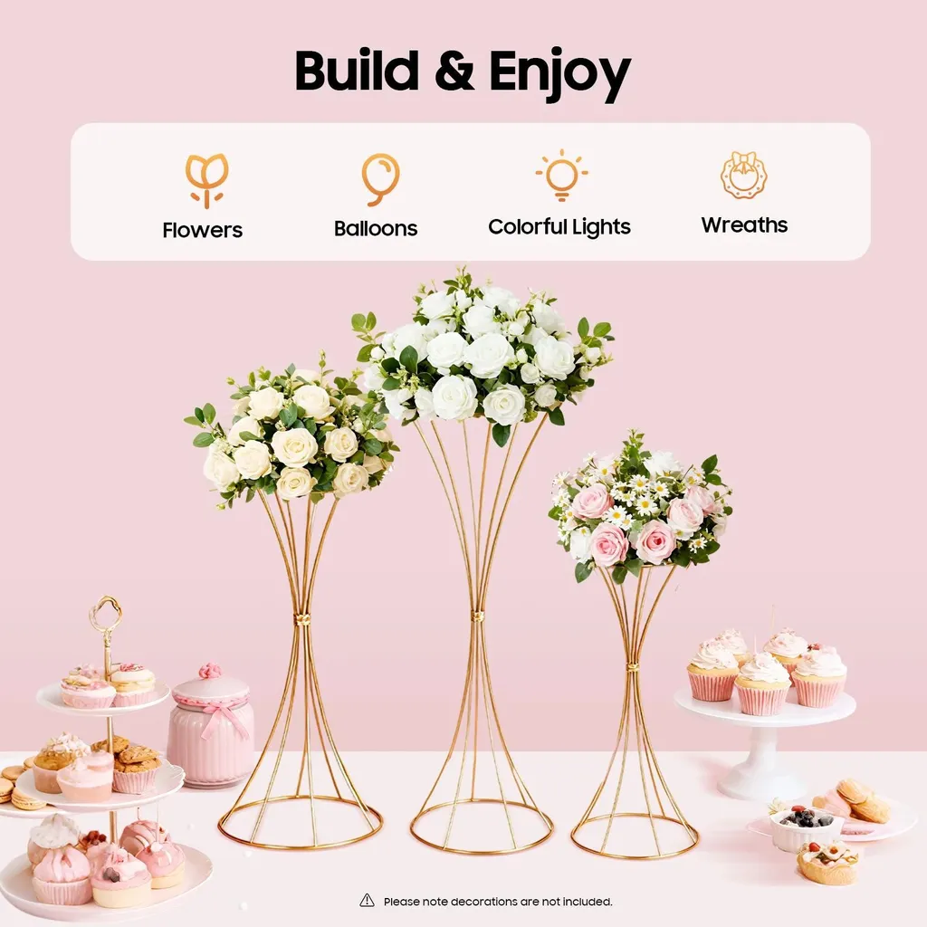 Supports à fleurs sablier stables : la solution pour vos centres table
