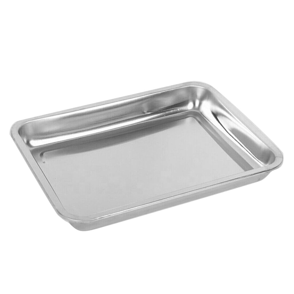 rostfreier Stahl rechteckiger Grill Fisch Backblechplatte Pan Küchenversorgung-9#