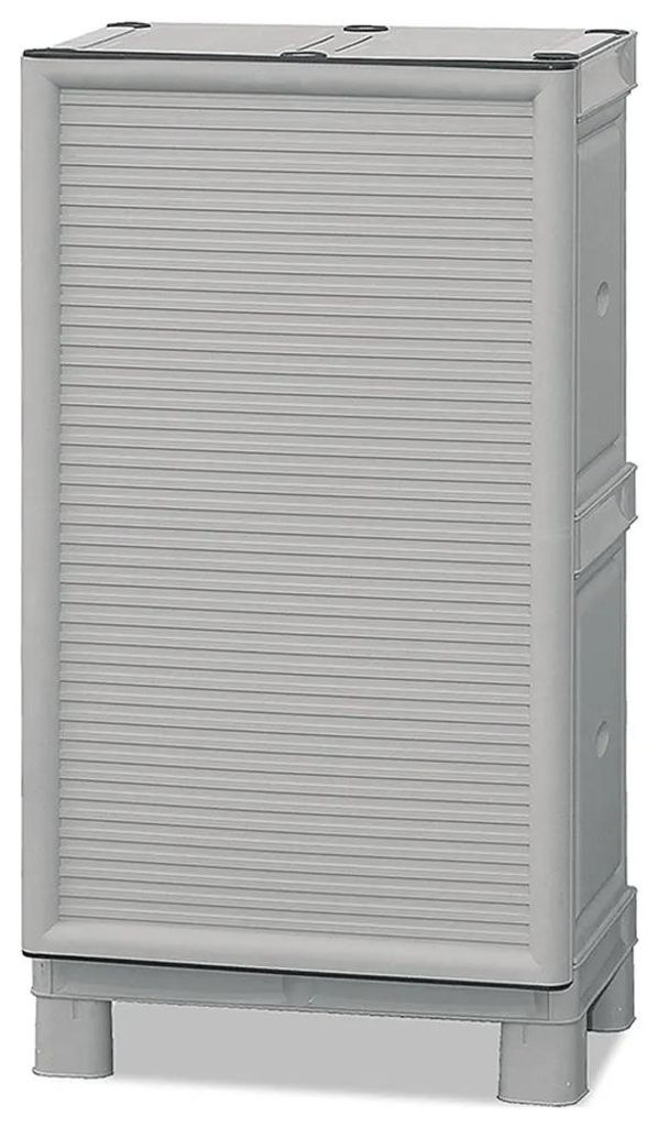 Artplast Concert 50x39x92 Cm Kleiderschrank Silber  Silber Produktbild 