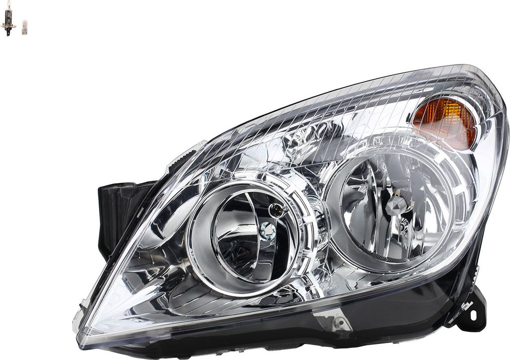 Johns, Scheinwerfer Halogen Front passend für Opel Astra H 03/2004 - Links Leuchtmittel 1216659 93190069