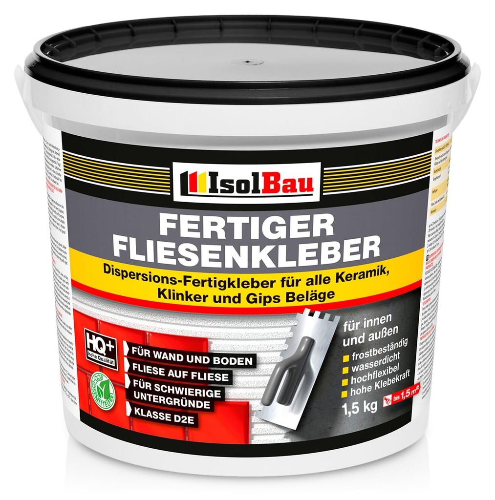Isolbau Fertig-Fliesenkleber - 1,5 kg Eimer Produktbild 