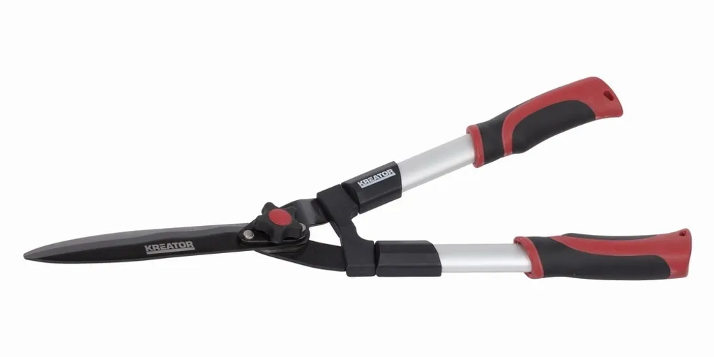 KREATOR Cesoie per Siepi 57cm Alluminio - Forbici Giardino Lama 20cm