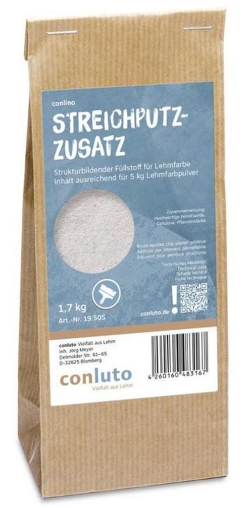 Conluto Lehm Streichputz Zusatz strukturbildender Füllstoff Produktbild 