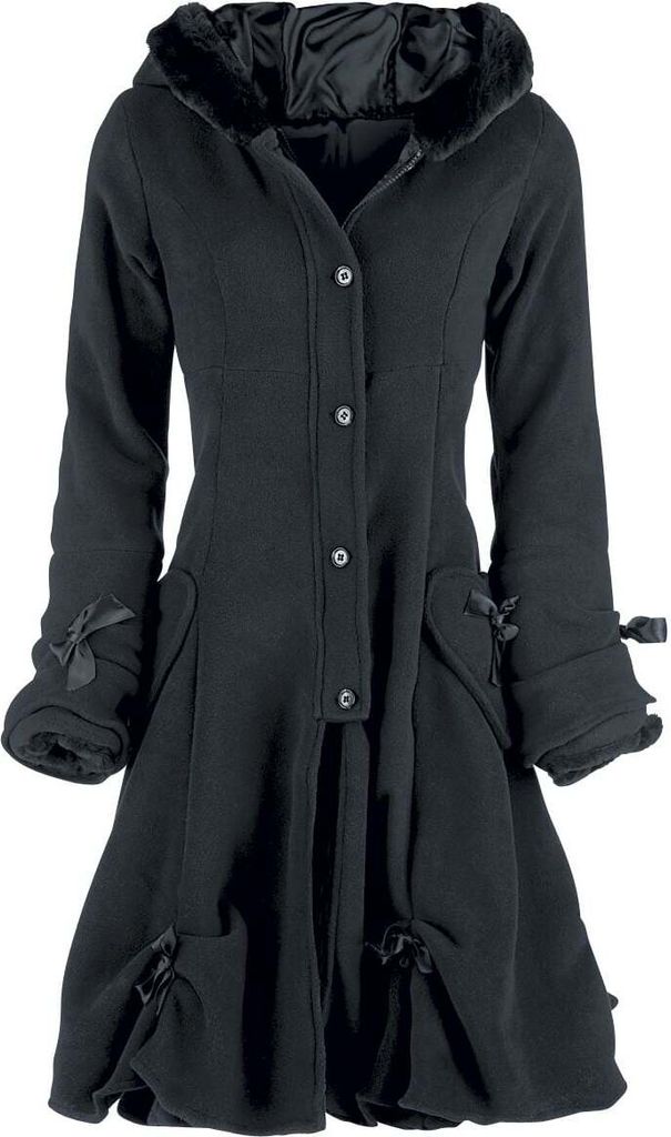 Poizen Industries Wintermantel Damen Alice Coat schwarz L Produktbild 