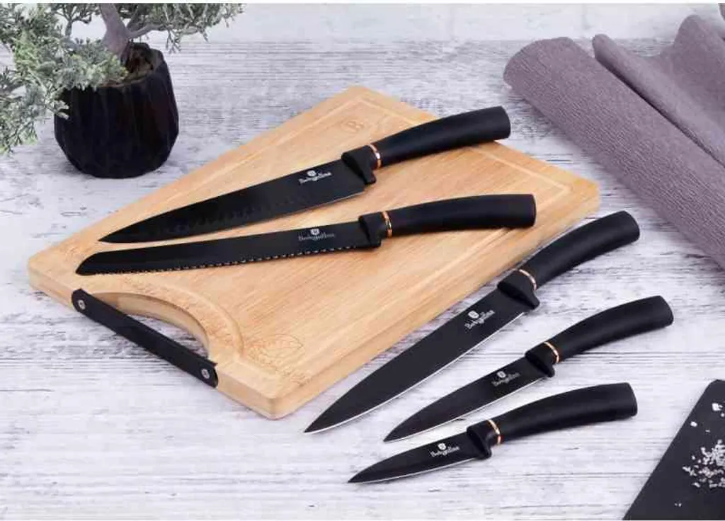 Set Coltelli Berlingerhaus BH-2421: 8 Pezzi Black Rose per la tua Cucina - 5