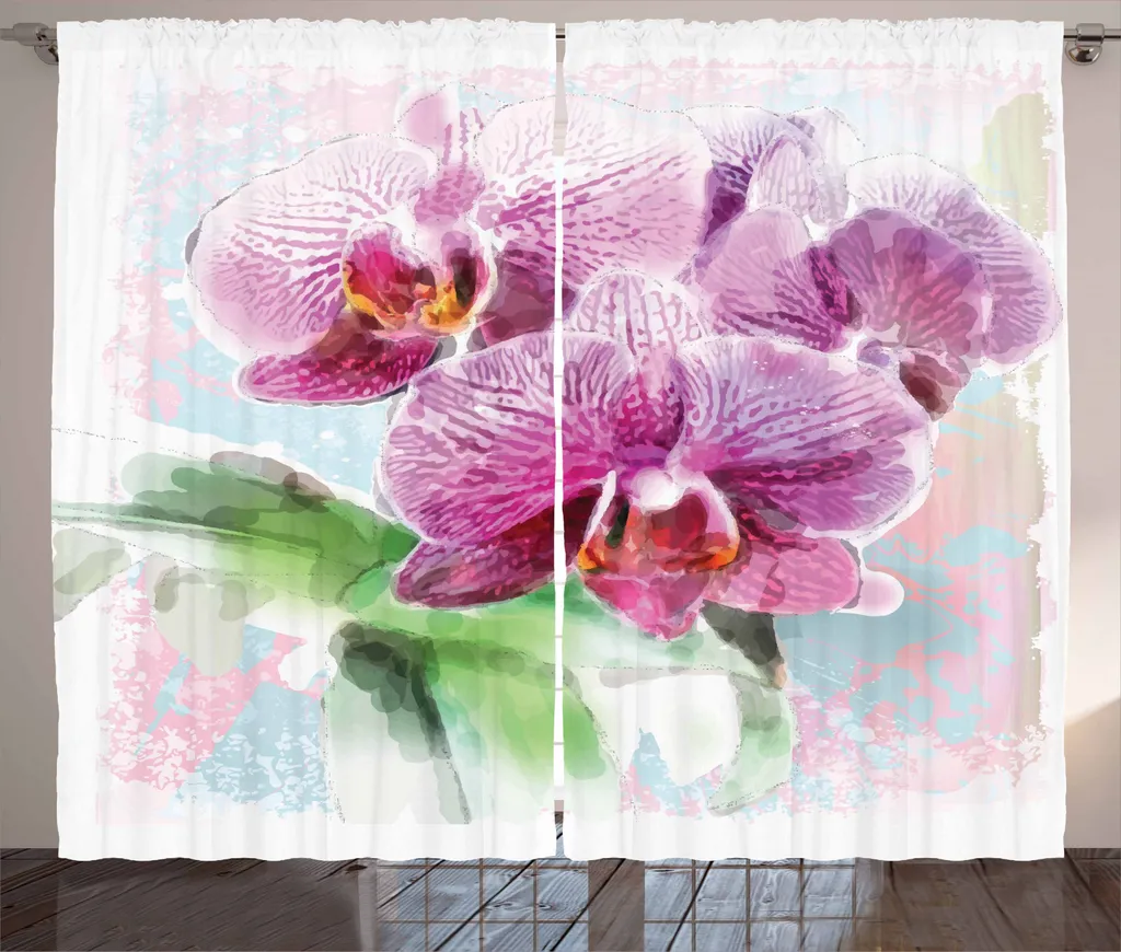 Tenda Rustica Orchidee ABAKUHAUS | Rinnova la Camera in 5 Minuti
