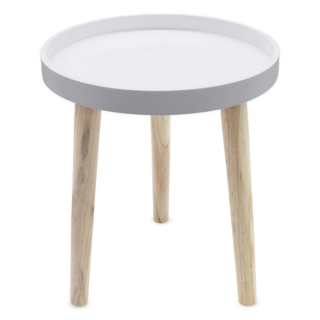 Tavolino 30 x 36 cm - Colore: bianco Immagine del prodotto 