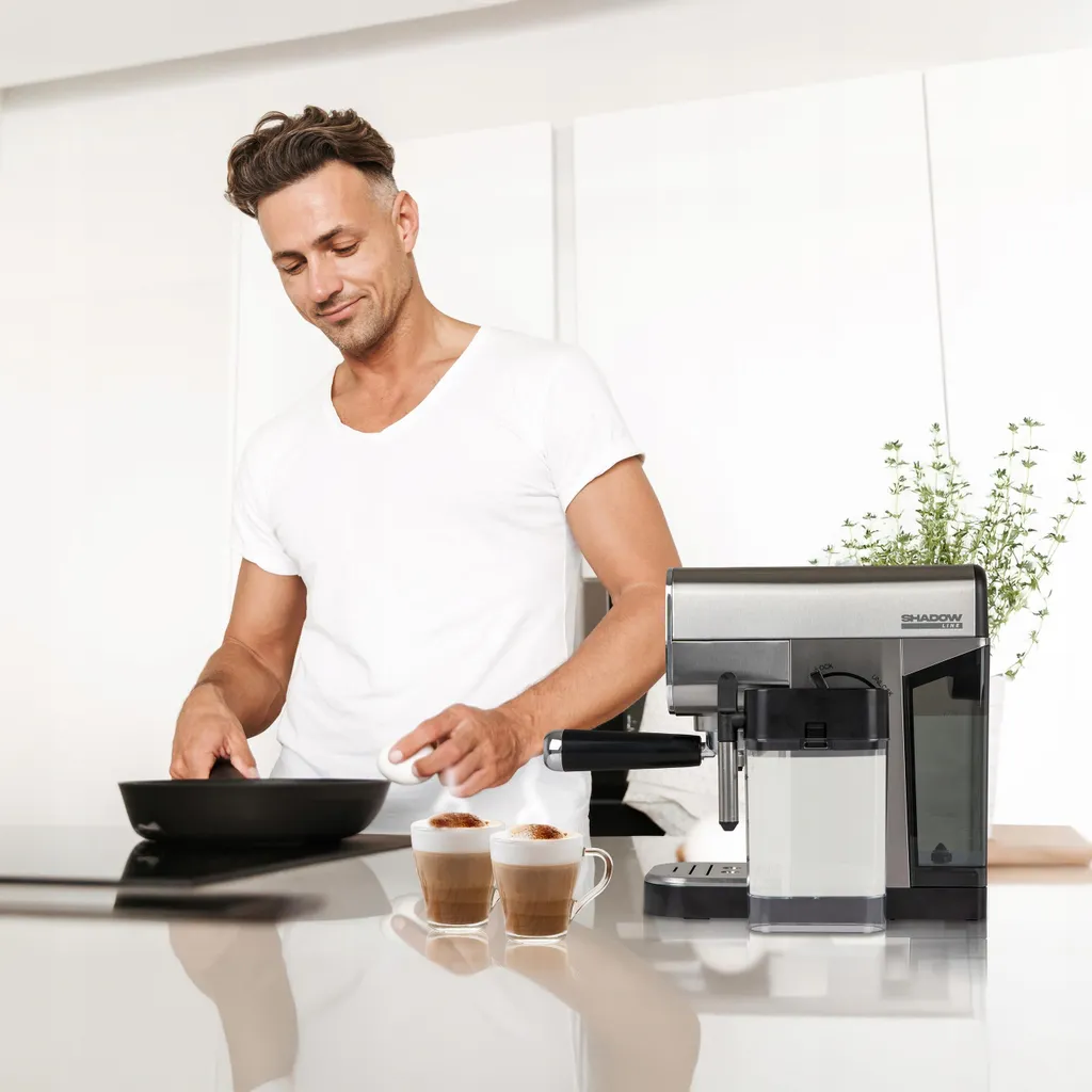 Cafetière expresso à piston Webber H5 avec pression de 20 bar noir - 3