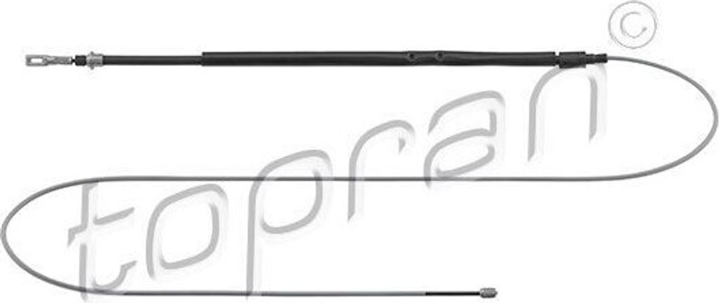 TOPRAN 721 659 - OE E 074 064 Handbremsseil für C5 II (RE), C5 II (RC), C5 I (DE), C5 I (DC)