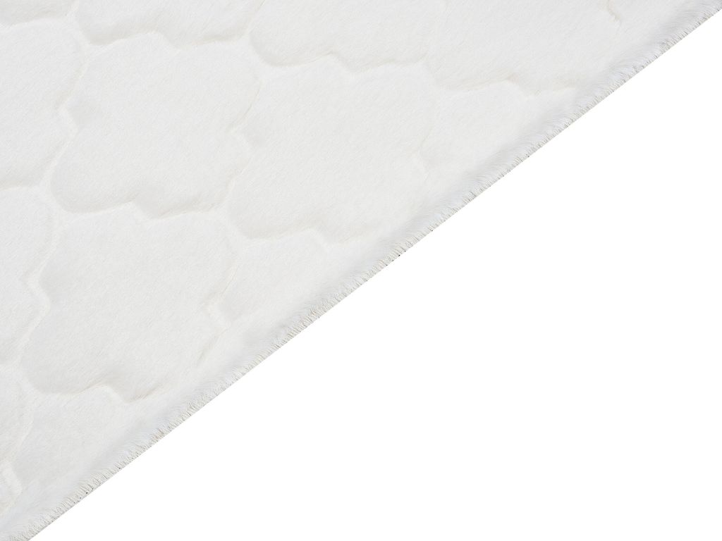 BELIANI Koberec z umělé zaječí kožešiny bílý 160 x 230 cm Obrázek produktu 5