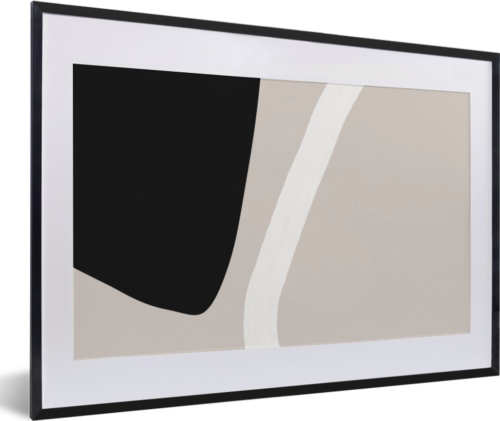 MuchoWow® Gerahmtes Poster Pastell - Minimalismus - Formen Produktbild 