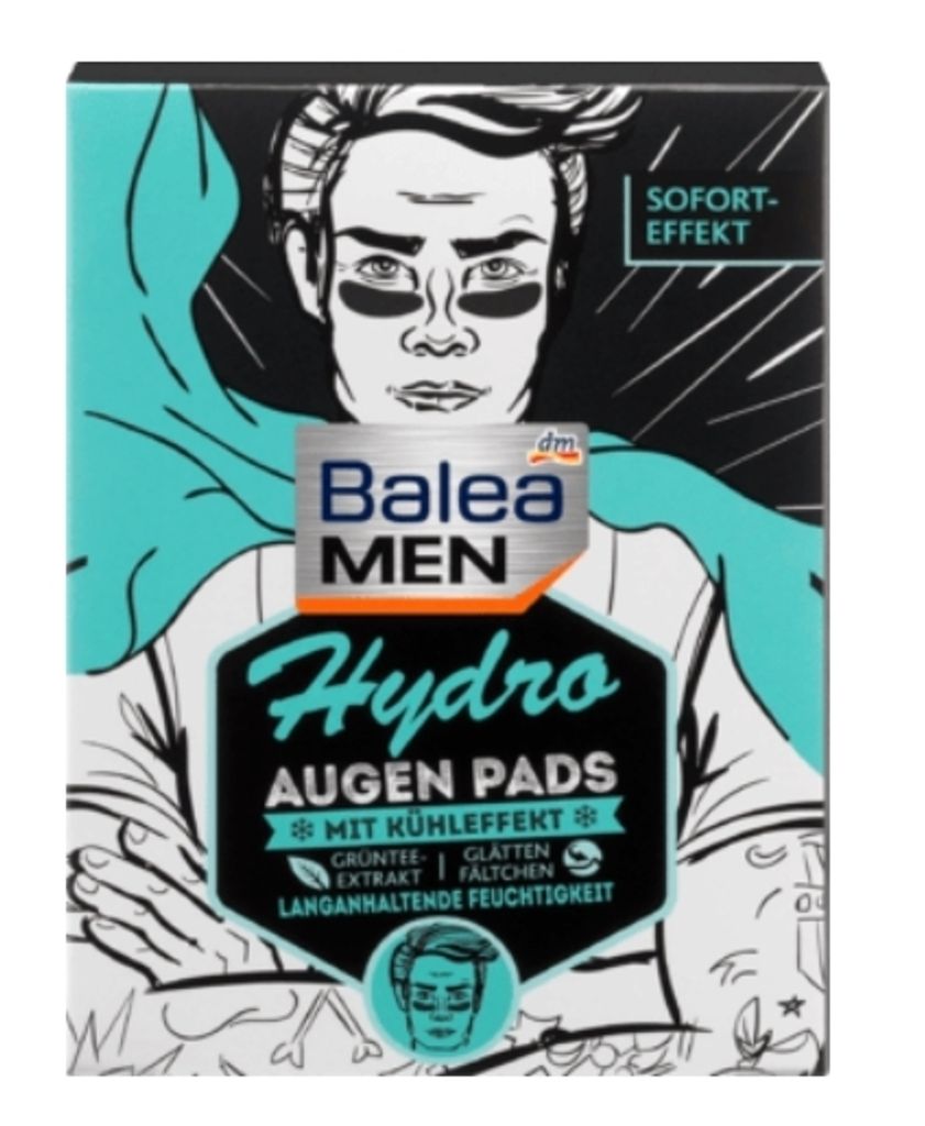 Balea Men Hydrogel Eye Patches - Anti-Aging, 12 Pairs