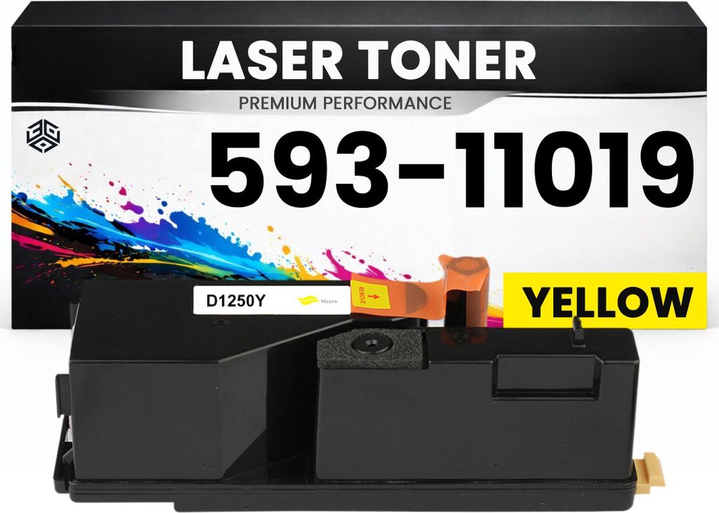 Toner kits kompatibel für Dell 593-11019 1250C/1350CNW/1355CN/1355CNW C1760NW/C1765NF/C1765NFW in Gelb