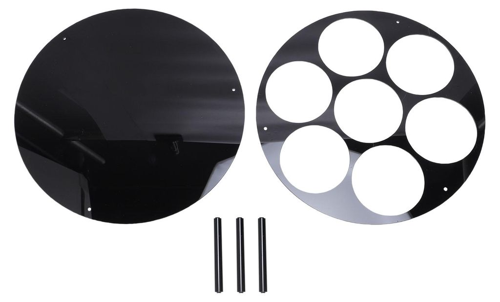 Kaffee-Sirup-Organizer, Acryl, runde Form, stabiler Arbeitsplatten-Weinflaschenständer für die Küche