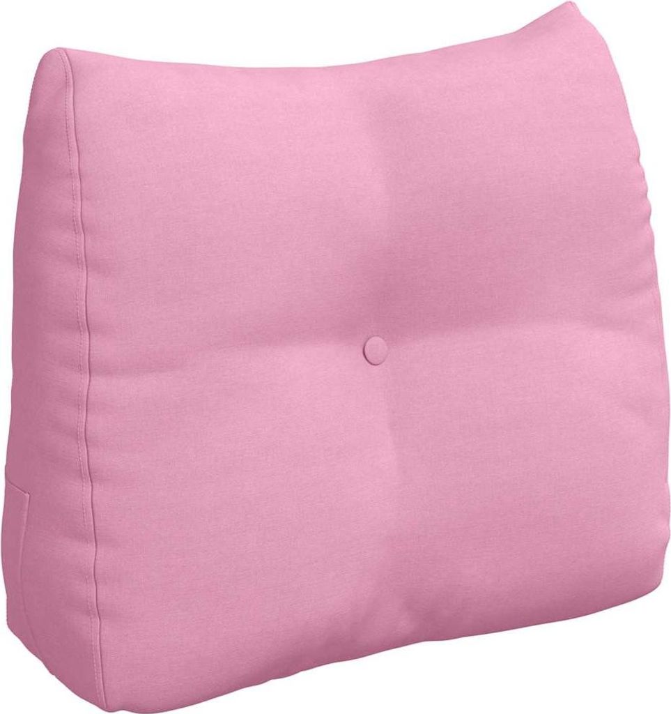 vidaXL Rücken Kissen Rosa 60 x 24 x 50 cm Stoff