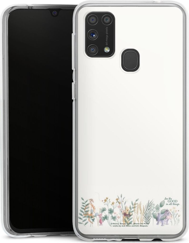 DeinDesign Handyhülle für Samsung Galaxy M31 Silikon Hülle Case Smartphone Schutzhülle Disney Winnie Puuh Eukalyptus