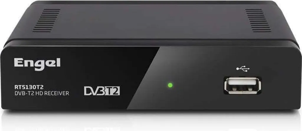 Ricevitore Angel RT5130T2 12V: Decoder DVB-T2 HD Ideale per Camper e Camping