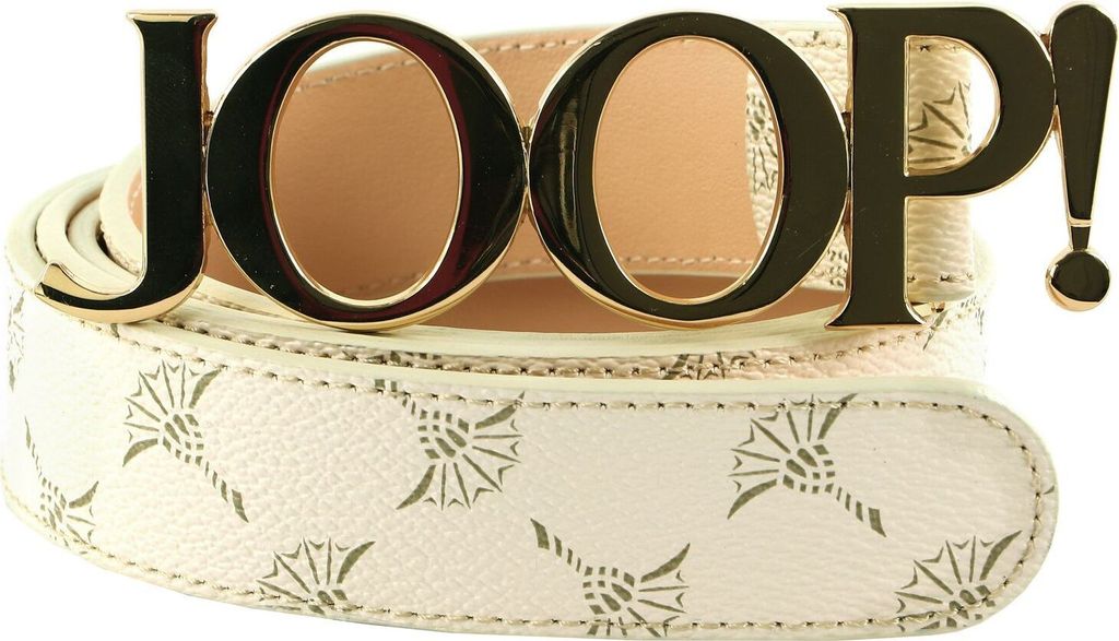 JOOP! Gürtel 3,0 CM Women's Logo Belt W85 Cream White creme