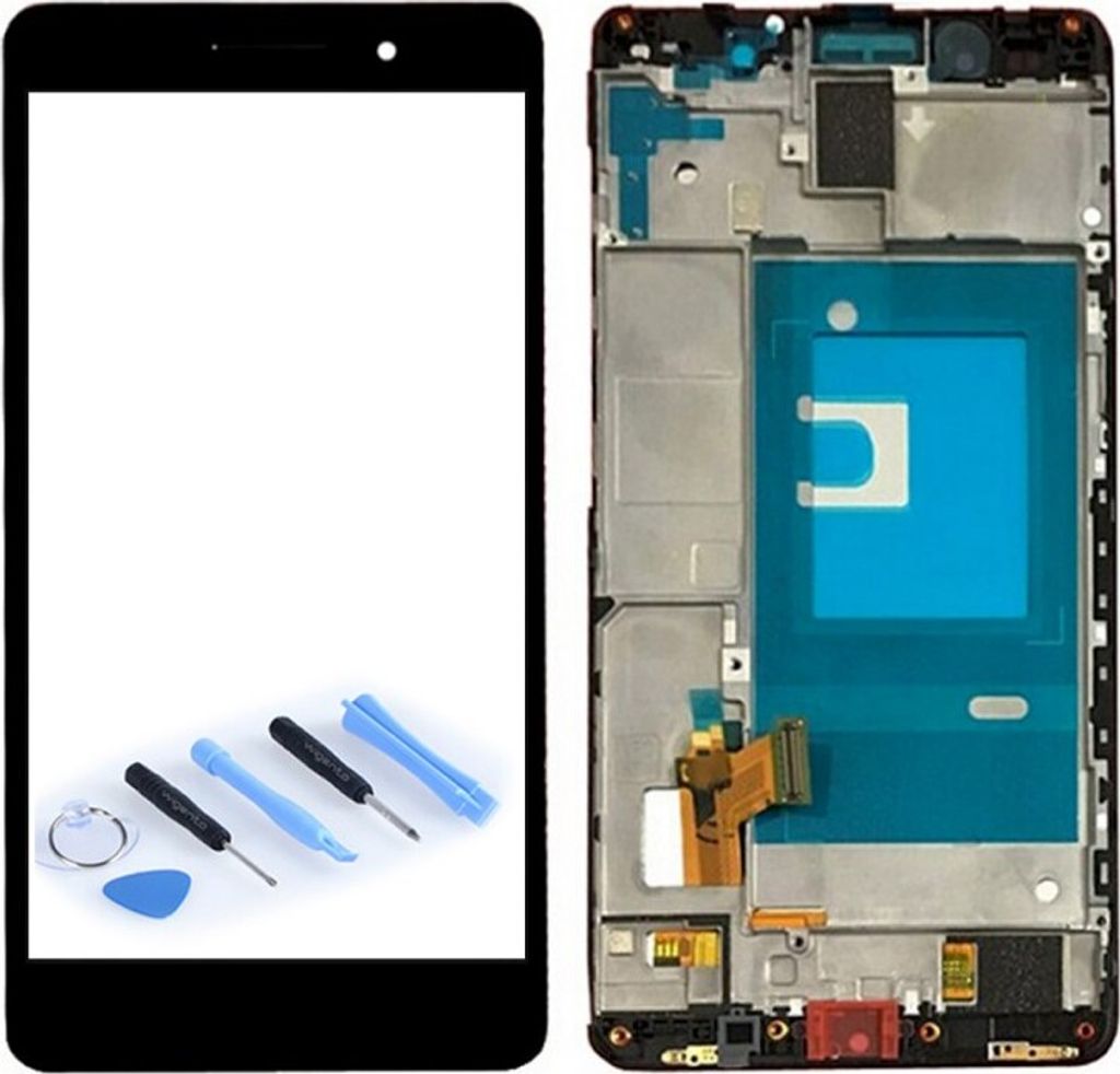 Écran LCD complet avec cadre pour Huawei Honor 7, noir, Image du produit 