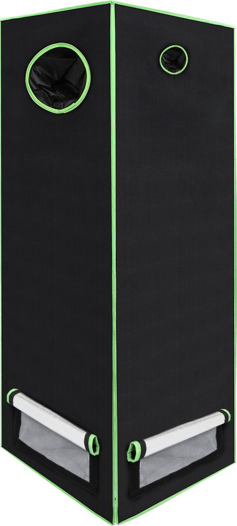 Lospitch Growbox Gewächshäuser Beobachtungsfenster Gewaechshaus Growzelt Indoor Pflanzenzelt 60*60*180CM