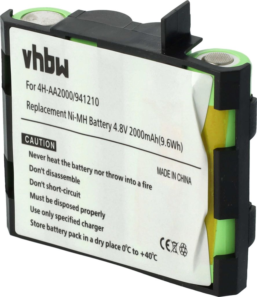 vhbw Akku Ersatz für Compex 4H-AA2000, 941213, 941210, Produktbild 