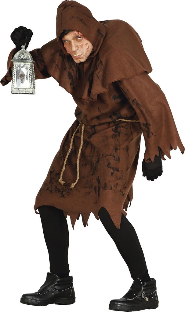 Halloween Monk Costume Esecutore Cappuccio Goblin Immagine del prodotto 