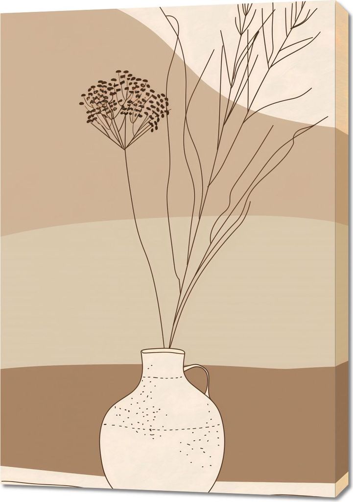 Bild 70x100cm Beruhigende Vase