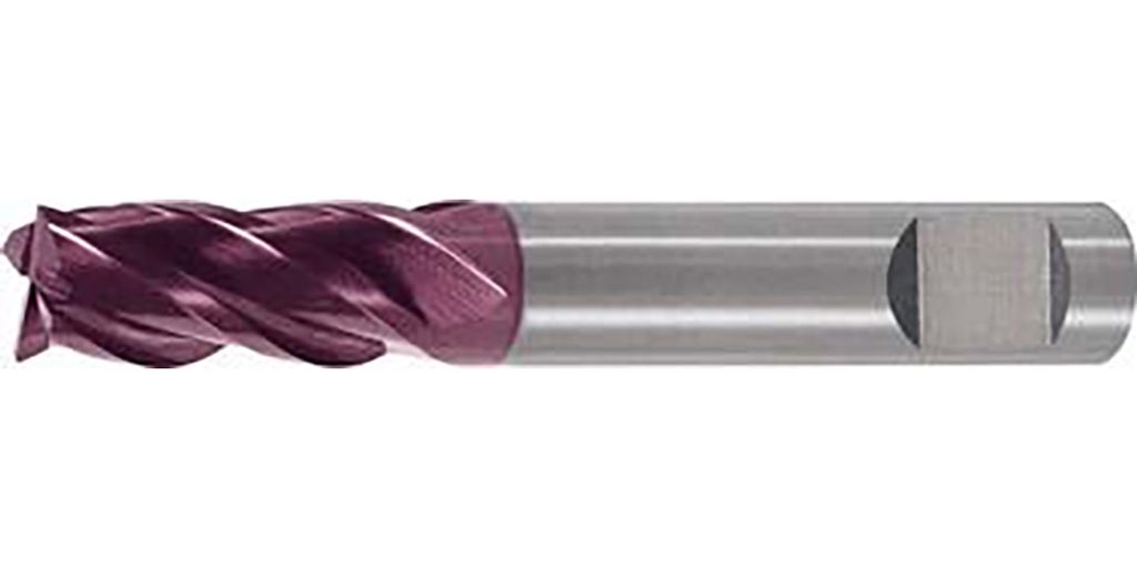 FORMAT Schaftfräser WN K VHM TiALN 6,0mm D6mm HB Z4, Durchmesser:4,00 mm, Typ:Typ N, Schneidstoff:VHM