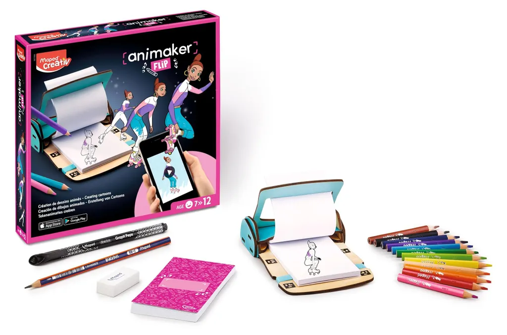 Animaker Flip Girly - Solution Créative pour Apprendre l'Animation Facile