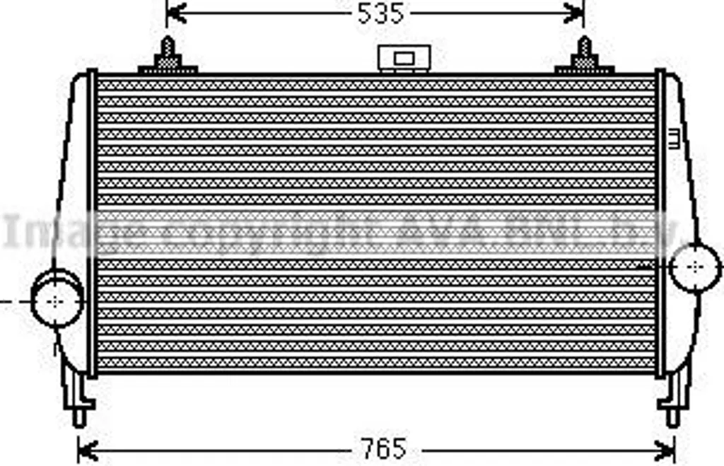 Échangeur d'air de suralimentation pour Citroën C5 C6 et Peugeot 407 607
