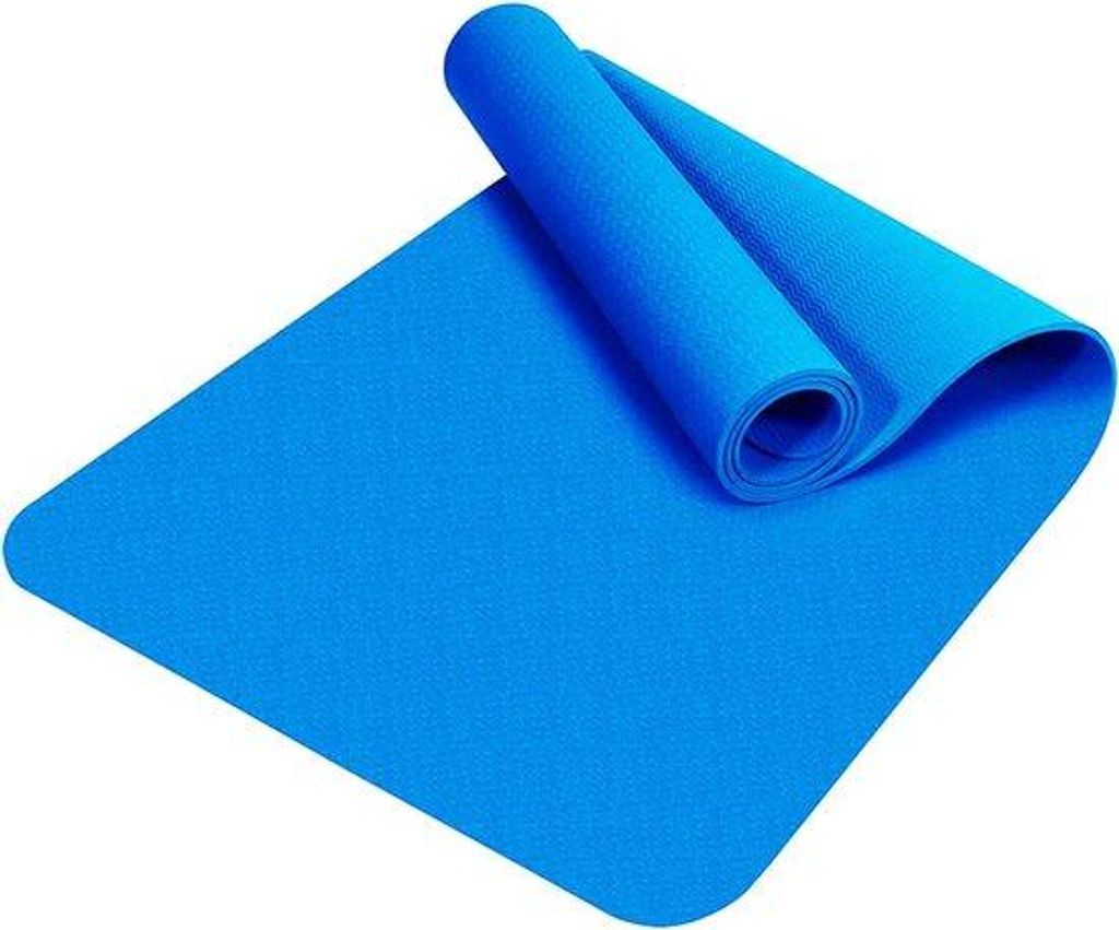 Yogamat aus TPE, antislip, umweltfreundlich, hypoallergen, hautfreundlich, SGS-, inklusive Tasche und Tragegurt, Abmessungen 183 x 61 x 0,8 cm