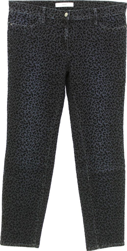 29377 Brax, Spice, Damen Jeans Hose, Push up Bi-Stretch, blue leo, D 44 W 34 L 30