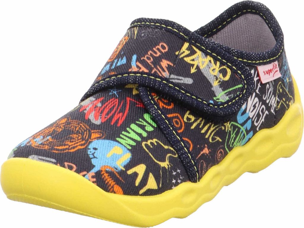 Superfit 1-006273-8010 Bubble Jungen Hausschuh Dunkelblau - Produktbild 
