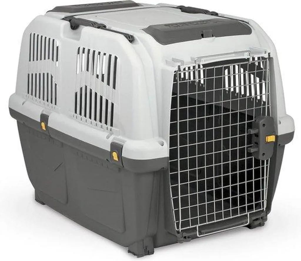 Caisse de transport rigide pour chat et petit chien Taille 4 Gris Anthracite