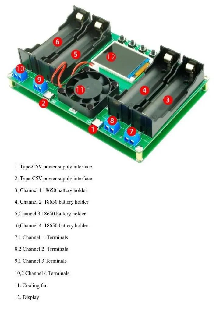 Module testeur de capacité lithium et analyseur de résistance interne - 2